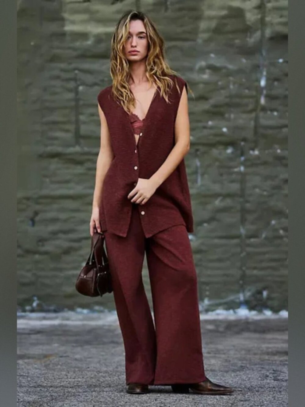Free People Stockton Sweater Set NWOT